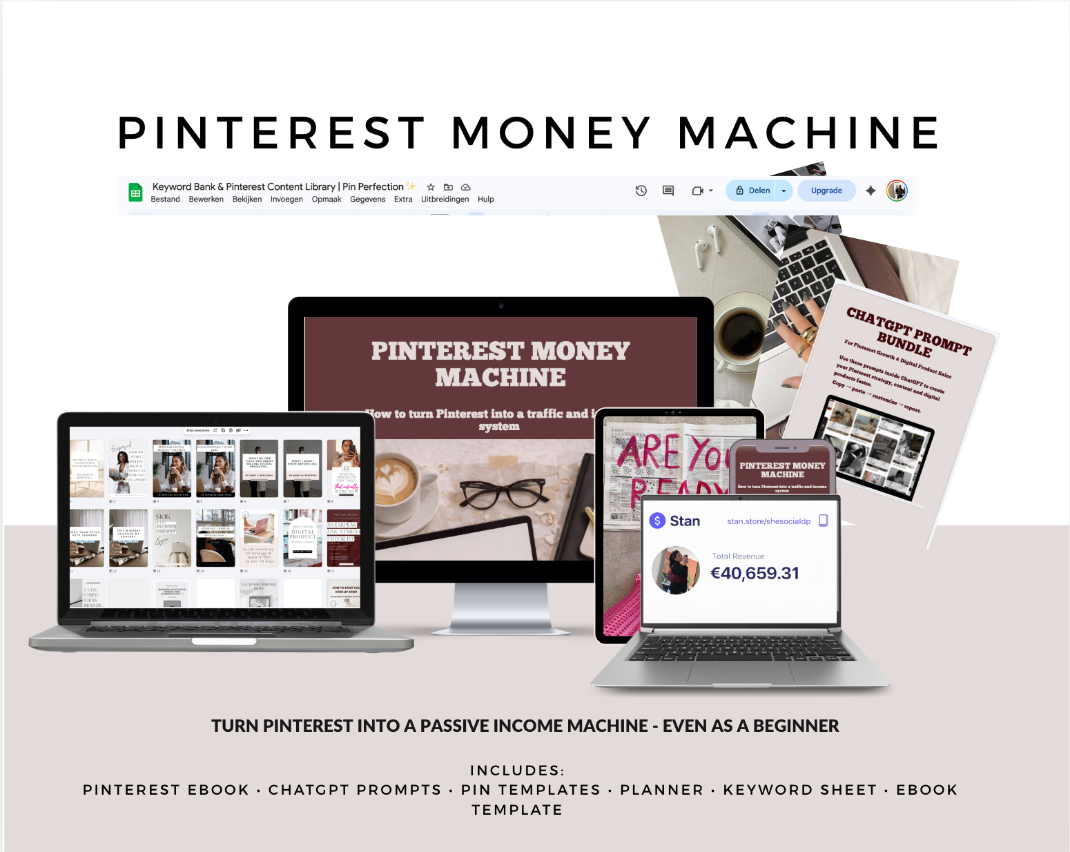 Pinterest Money Machine - Digital Income System