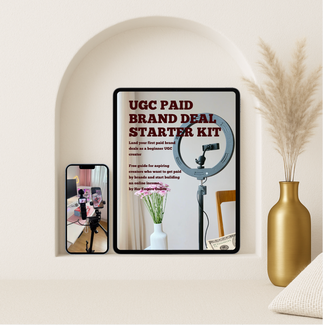 FREE UGC Creator Starter Kit – Get Paid by Brands as a Beginner (Instant Download)
